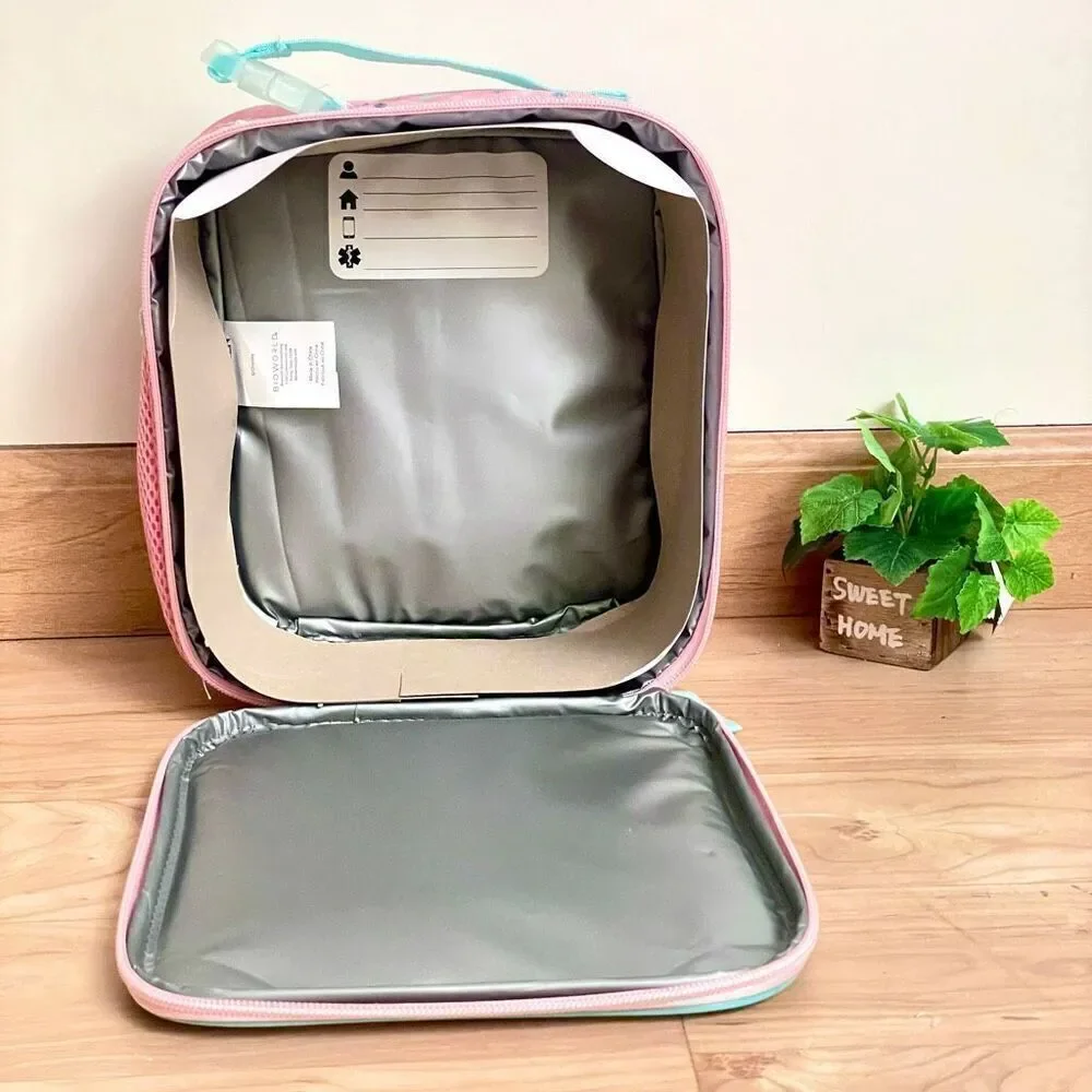 NWT Gorgeous Disney FROZEN Elsa & Anna Insulated Lunch Box w Water Bottle Pocket